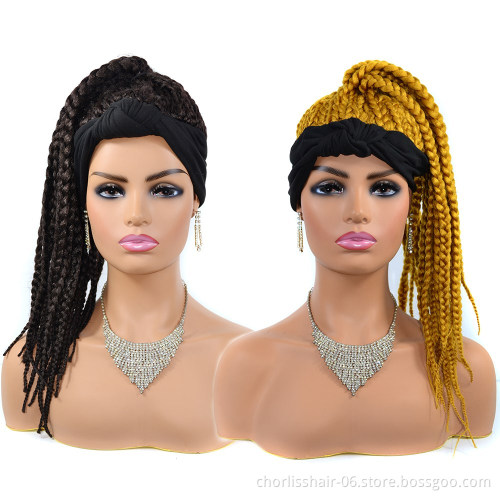 Wholesale Ombre Short Fashion Headband Wig For Black Women Wigs Attachment Hair Afro Kinky Curly Synthetic Hair Headband Wigs